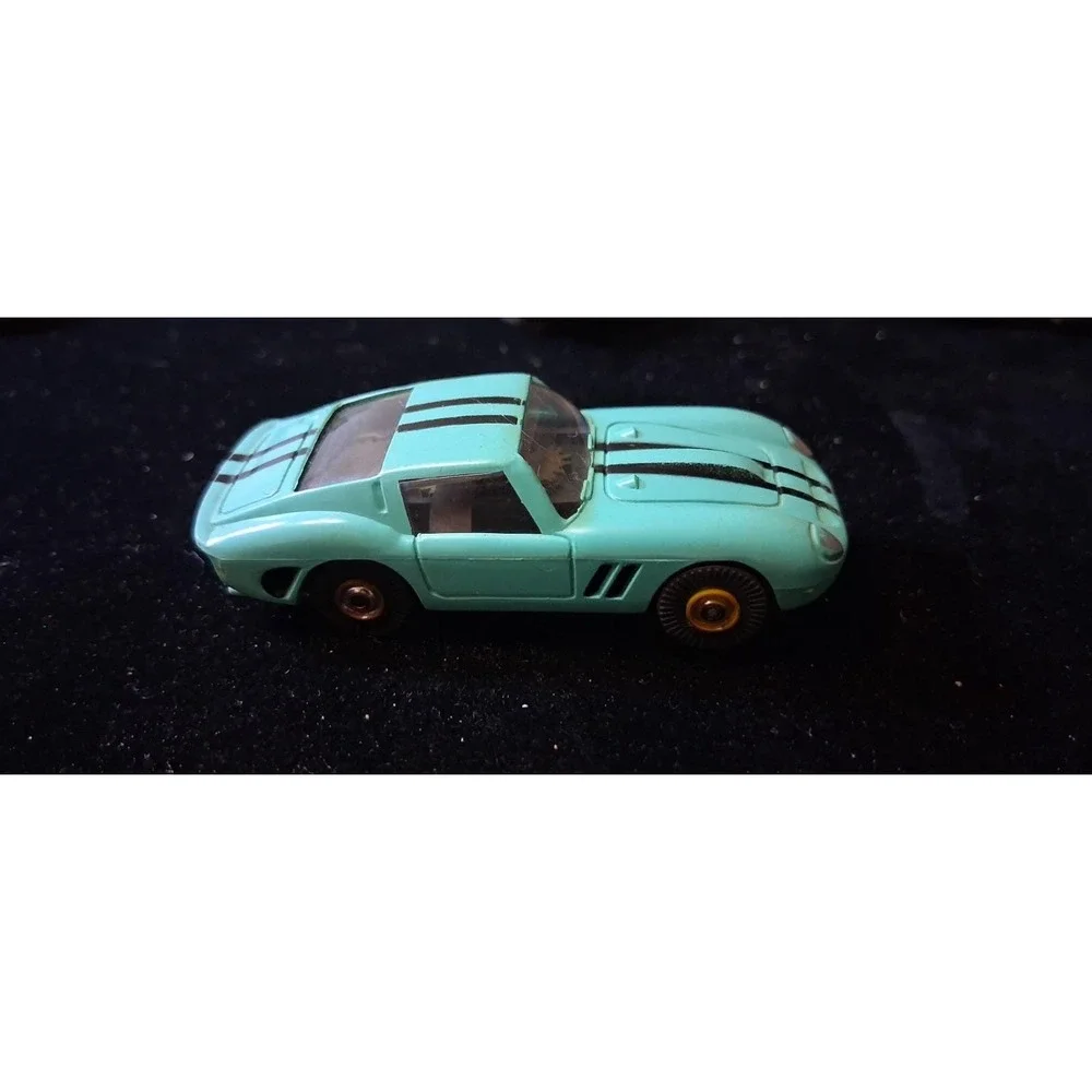Vintage Aurora Thunderjet 500 Ferrari 250 Slot Car in aqua